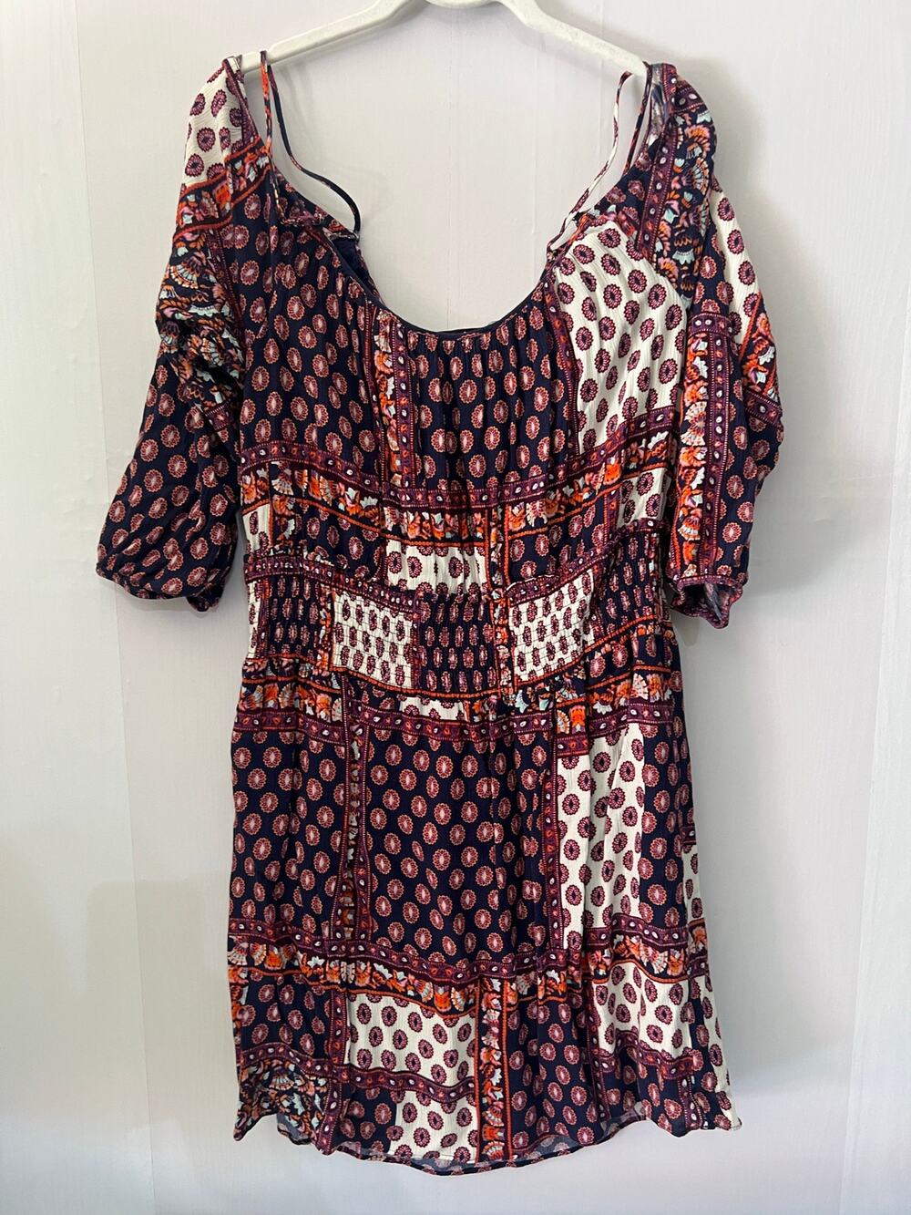 Smocked boho dress